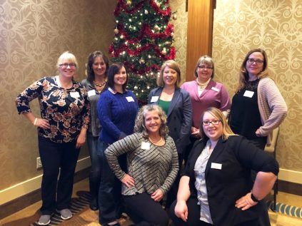 staff at Bangor Region Chamber of Commerce Women's Leadership Luncheon